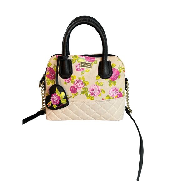 Besty Johnson Handbags - Besty Johnson Mini Dome Flower bag